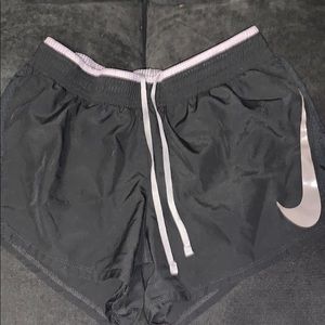 black nike shorts